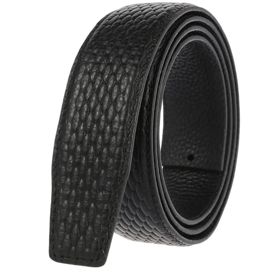 HKM-080851 Reversible Cowhide Leather Business Belt for Men