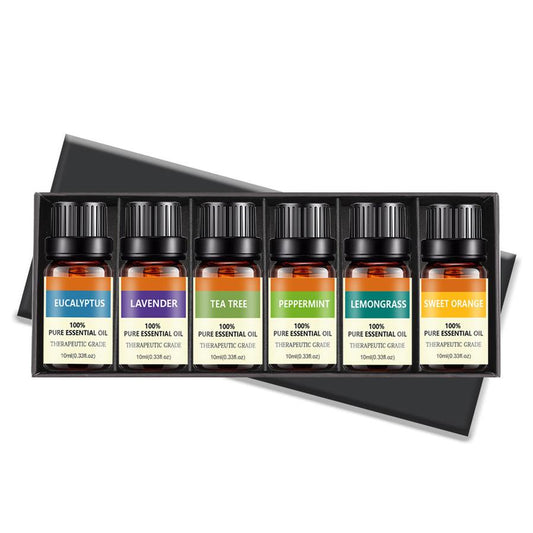 HKM-080979 Essential Oil Aromatherapy Diffuser Humidifier - Lavender, Rose, Sandalwood Blend, 10ml Liquid Set