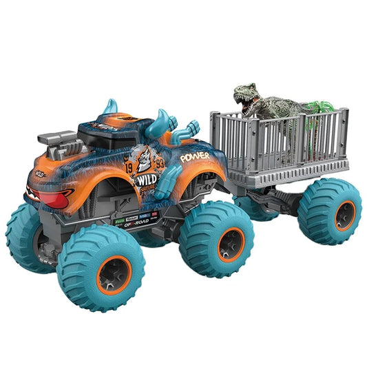 HKM-081811 6x6 Remote Control Monster Truck Stunt Car - 1/16 Scale Electric Vehicle for Ages 5+