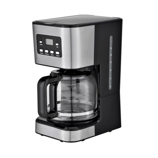 HKM-081875 12-Cup Permanent Filter Drip Coffee Maker for Household Use