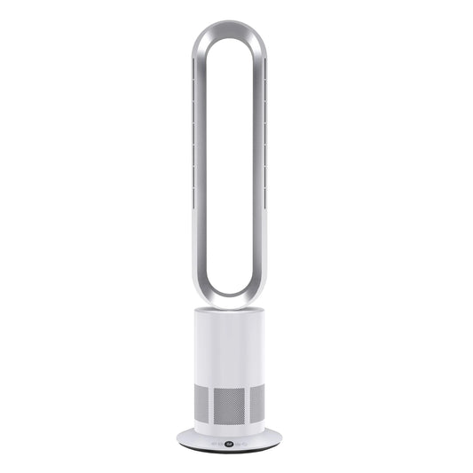 HKM-082323 Electric Bladeless Oscillating Tower Fan with Natural Wind Circulation for Home Use