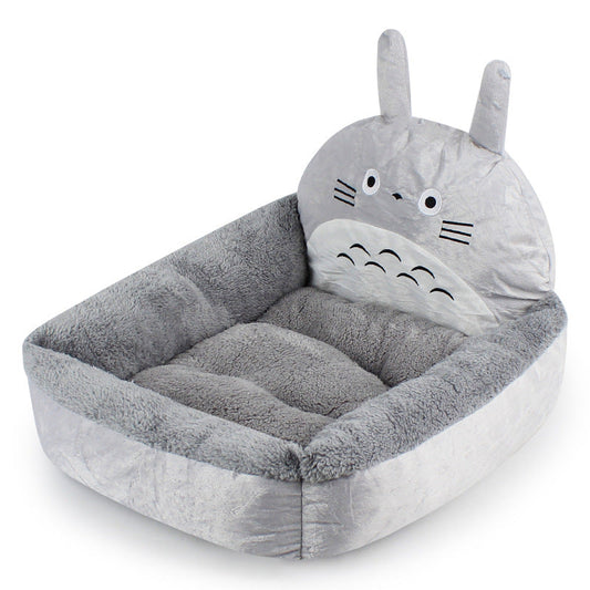 HKM-0824253 Cozy Plush Cat and Dog Kennel Mat in Various Animal Designs