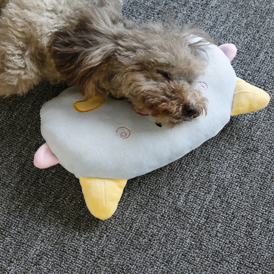 HKM-0835773 Cozy Cat and Dog Sleeping Mat - Oval Pig Pillow & Square Dog Pillow Options