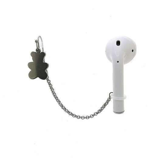 HKM-084627 Universal Non-Pierced Ear Clip for AirPods – Stainless Steel Anti-Lost Sports Earrings