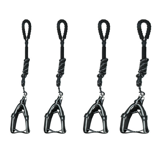 HKM-0851005 Reflective Nylon Extended Dog Leash - Multiple Sizes Available (1.5m to 5m)