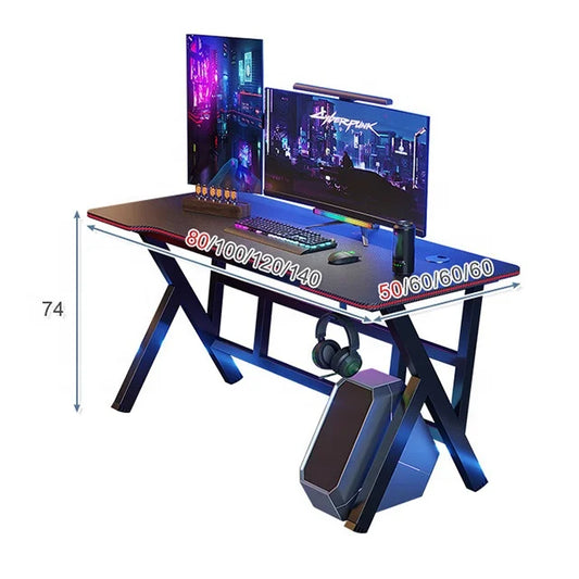 HKM-085459 Modern Large Gaming Desk - Stylish and Functional Computer Table for Gamers
