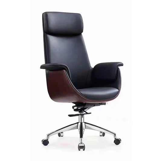 HKM-086611 Modern High Back Leather Executive Swivel Chair for Meeting Rooms and Offices