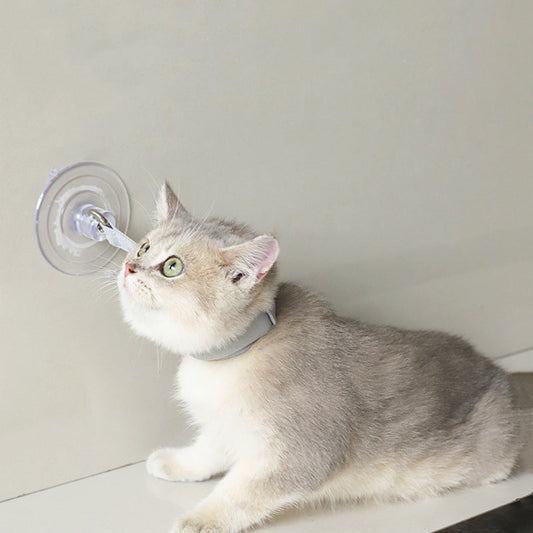 HKM-091539 Portable Cat and Dog Bath Collar with Suction Cup for Easy Bathing and Cleaning