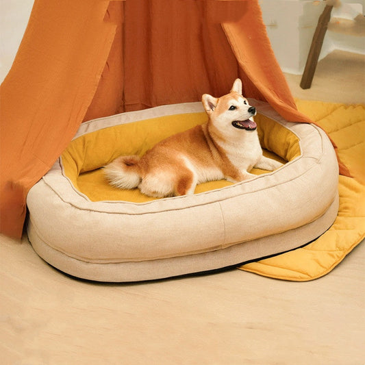 HKM-0916797 Removable and Washable Medium to Extra Large Dog Kennel for All Seasons