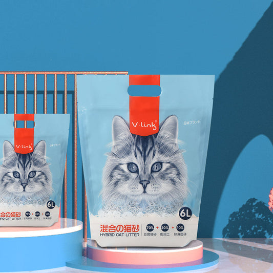 HKM-092179 Tofu Cat Litter with Activated Charcoal for Odor Control - 6L Bag