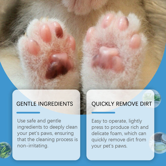 HKM-0947389 Pet Foot Cleaner Foam for Easy Paw and Foot Care - 100ml