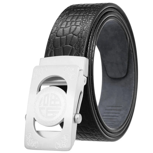 HKM-095507 Stainless Steel All-Match Belt for Men - Versatile and Stylish Accessory