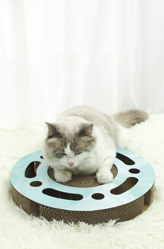 HKM-1005501 Large Cat Scratching Board in Corrugated Paper - Rectangle, Square, and Round Styles