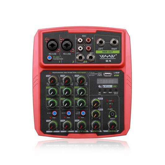 HKM-101267 Reverb Audio Processor with USB Interface, Mixer, Power Adapter, and Data Line