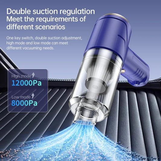 HKM-102291 High-Power Wireless Car Vacuum Cleaner with 16000PA Suction and Low Noise Design