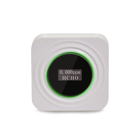 HKM-109651 6-in-1 Air Quality Monitor and Detector for HCHO, VOC, CO2, PM2.5 with LCD Display