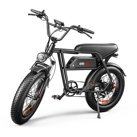 HKM-109779 1000W Dual Motor Fat Tire Electric Road Bike with 48V Integrated Battery and 7 Speed Gears