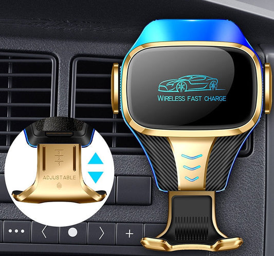 HKM-113619 Automatic Wireless Charging Phone Holder with Magnetic Induction Technology