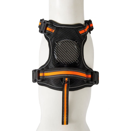 HKM-1145917 Automatic Retractable Lanyard Chest Harness Set for Pets - Multiple Color Options Available