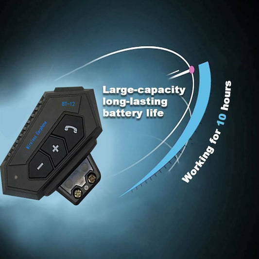 HKM-115091 Bluetooth Motorcycle Helmet Headset with Long Battery Life and Reliable Connectivity