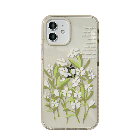 HKM-115155 Vintage Yellow Daisy Bouquet TPU Phone Case for iPhone 12 Pro Max and Compatible Models