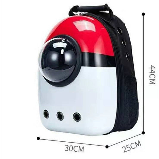 HKM-1165629 Transparent Portable Pet Space Capsule Backpack with Ventilation and Extendable View