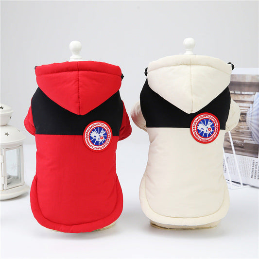 HKM-1206333 Warm Cotton Dog Clothes for Autumn and Winter in Multiple Colors and Sizes