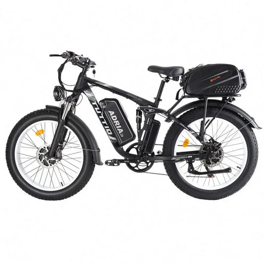 HKM-121363 4000W Dual Motor Electric Fat Tire Bike with Long Range 52V Battery and 7-Speed Gear System