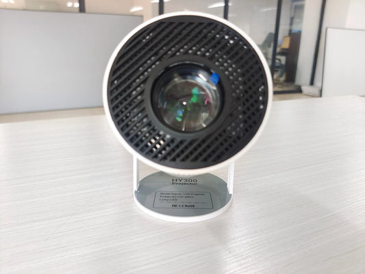 HKM-122323 Portable Mini Projector with 720p Resolution, Android 11, and Wi-Fi for Streaming Movies and Videos