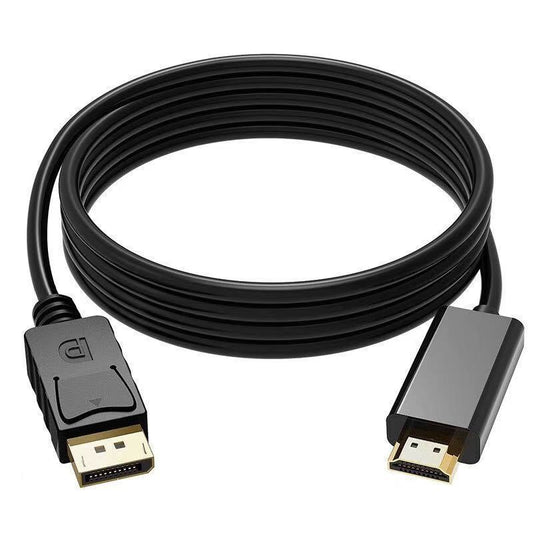 HKM-124307 4Kx2K HDMI to DP Adapter Cable - 1.8m Copper Core for High Definition Connection