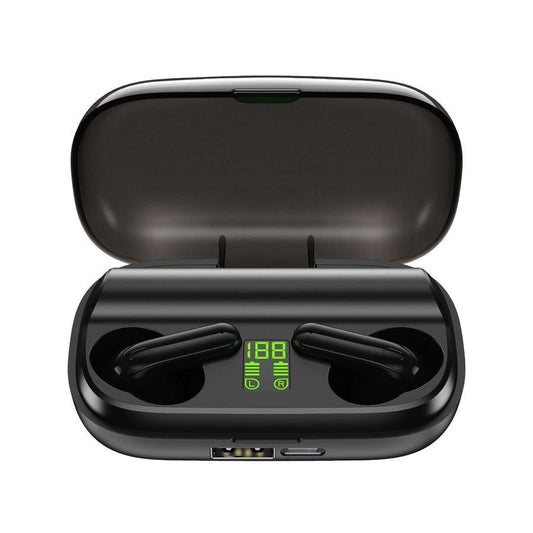 HKM-124307 Bluetooth V5.0 Wireless Headset with True Stereo Sound and Charging Case