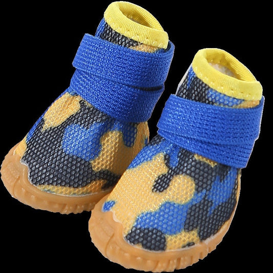 HKM-1252797 Non-Slip, Wear-Resistant Pet Shoes for Dogs - Various Colors and Sizes Available