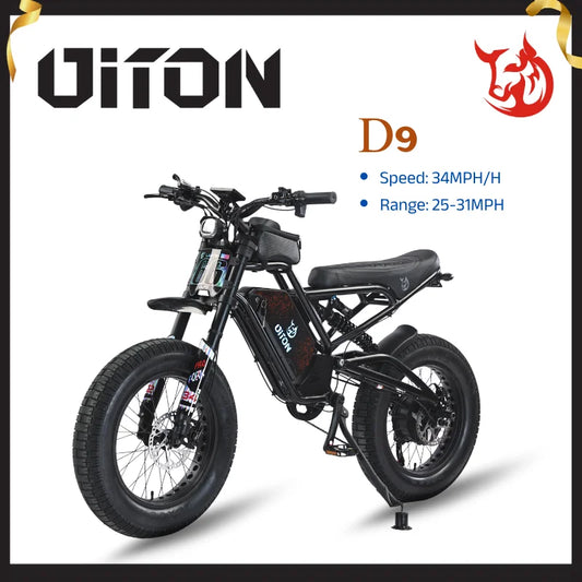 HKM-126739 Fat Tire Electric Bike 52V 1500W with 25Ah Battery, 7-Speed, Aluminum Frame, and Hydraulic Brakes for Off-Road Adventures