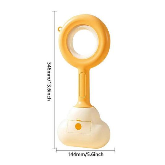 HKM-1268925 Cloud-Shaped Pooper Scooper for Outdoor Pet Waste Cleanup, Comfortable No-Contact Design