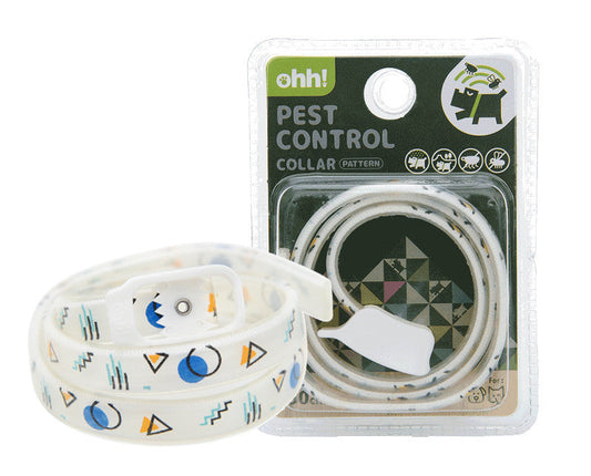 HKM-130387 Insect Repellent Collars for Dogs and Cats - Anti-Flea and Anti-Lice, Soft Plastic Design, Universal Size, Multiple Colors and Patterns