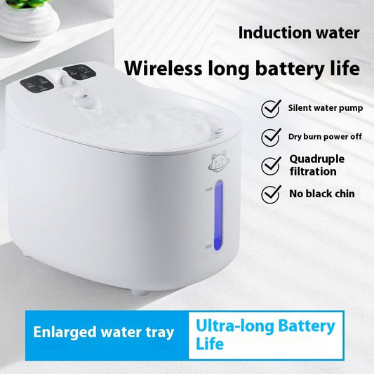 HKM-1307453 Smart Detachable Large Capacity Pet Water Dispenser with Intelligent Sensor for Dogs and Cats
