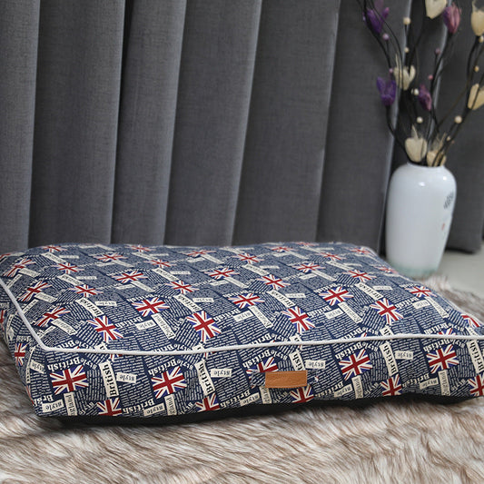 HKM-1321533 Soft Plush Four Seasons Pet Pad for Cats and Dogs - Blue
