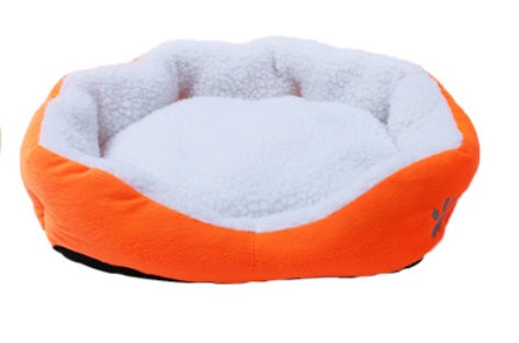 HKM-1331261 Cozy Cashmere Dog Kennel with Soft Sides, 50cm x 40cm, Portable Pet Bed