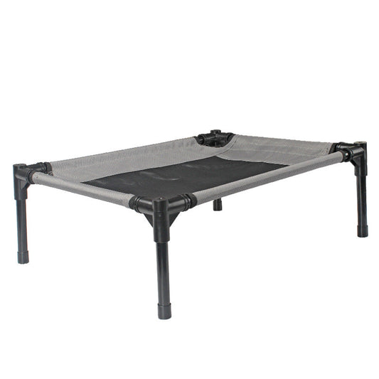 HKM-1358653 Portable Outdoor Dog Bed with Waterproof Oxford Cloth and Steel Frame - Ideal for Camping and Travel
