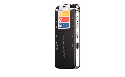 HKM-137811 Intelligent Noise Reduction Recorder with Continuous WAV Recording - Metal Casing, 1000 Minutes Capacity