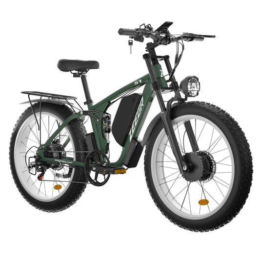 HKM-138323 Electric Bicycle 26 inch Aluminum Alloy Frame 48V 2000W E-Bike with Hydraulic Disc Brakes and 7 Speed Gears