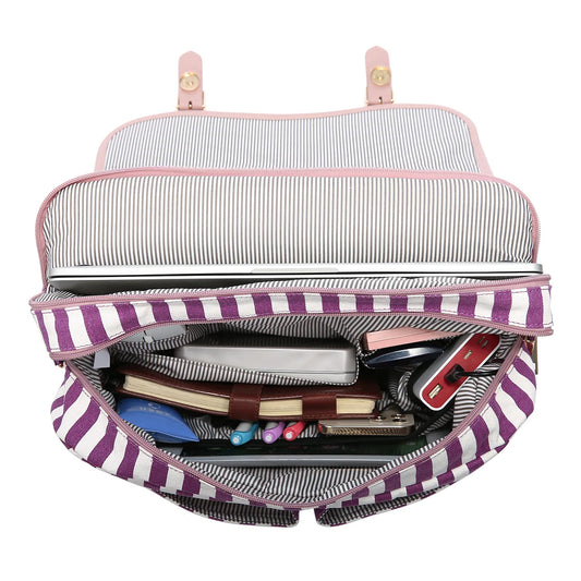 HKM-139475 Large 15.6 Inch Computer Bag for Women - Stylish Laptop Sleeve Case for Work and College