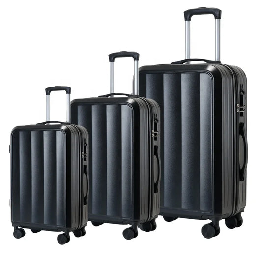 HKM-140307 Custom ABS Luggage Set - Multifunctional Travel Suitcases in 20/24/28 Inch Sizes