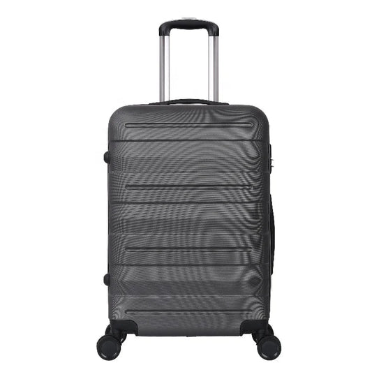 HKM-142611 Spacious ABS Trolley Luggage Set - 20, 24, and 28 Inch Expandable Suitcases for Travel