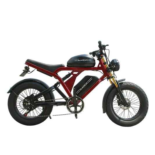 HKM-143699 1500W Aluminum Alloy Electric Bike | 52V 55Ah | Long Range 120km | Hydraulic Disc Brakes | 20" Wheel Size
