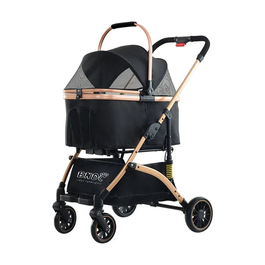 HKM-146195 Collapsible Dog and Cat Stroller for Convenient Pet Transport