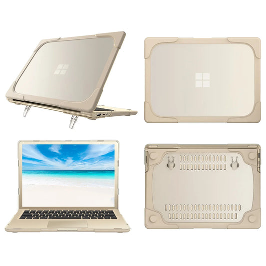 HKM-149523 Rugged TPU and PC Hard Shell Protective Case for Microsoft Surface Laptop 4, 3, 2 - 13.5 Inch (Models 1769, 1867, 1868)
