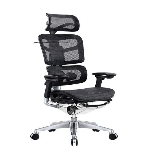 HKM-155027 Ergonomic High Back Mesh Executive Office Chair with Adjustable 4D Armrests and Smooth Seat Sliding Function