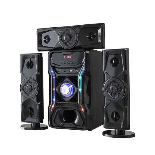 HKM-155091 3.1 Wireless Home Theatre System with Surround Sound and Bluetooth Connectivity