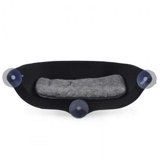 HKM-1560637 Window Hammock Suction Cup Cat Bed - Durable EVA, Waterproof, Supports Up to 26 lbs, 68.6 x 28 cm